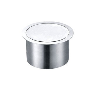 洗手台橱柜台面垃圾桶盖子嵌入式摇盖装饰盖桌面垃圾投放口圆方形