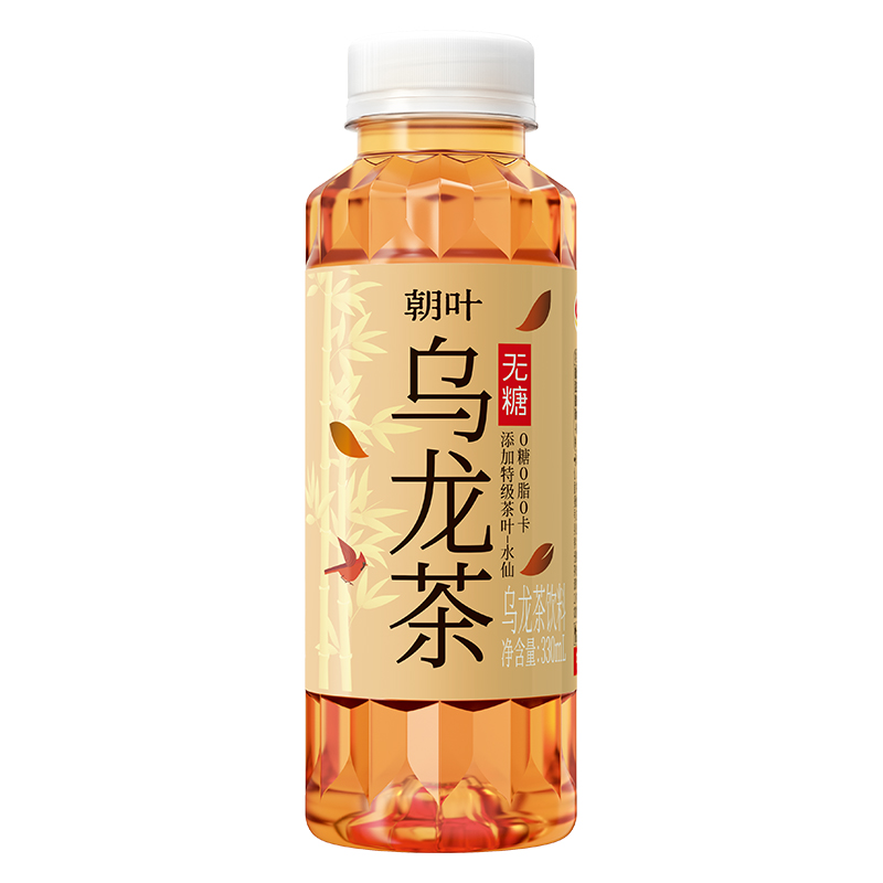 【新品】达利园朝葉乌龙茶330ml大容量整箱装聚会冰爽下午茶畅饮