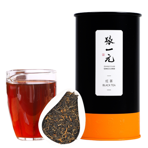 张一元茶叶特级云南红茶浓香型滇红大树工夫红茶尚品系列100g罐装