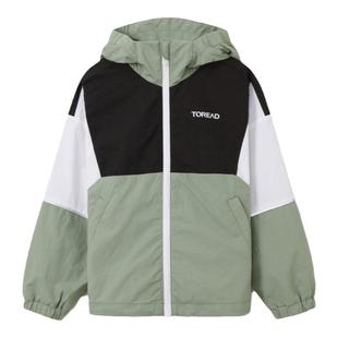 探路者儿童防泼水外套轻薄透气春夏新款男女童户外风衣外