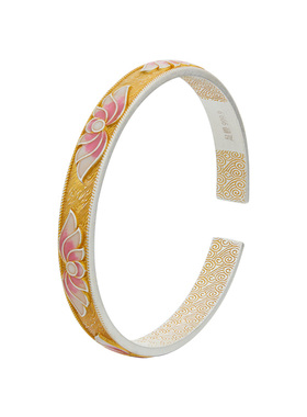 顺庆银楼新中式女S9999纯银手镯