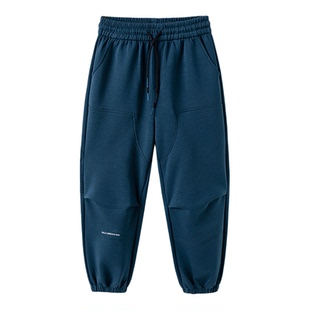 巴拉巴拉童装男童长裤儿童裤子2026新款春装宽松束脚裤慢跑裤挺括