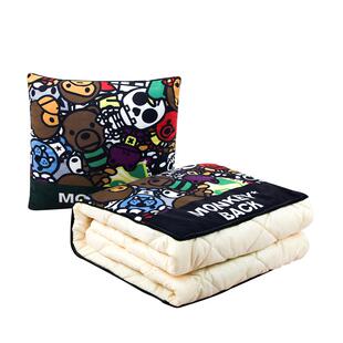 抱枕被子两用靠垫汽车用品多功能车载折叠抱枕被毯子车内空调被