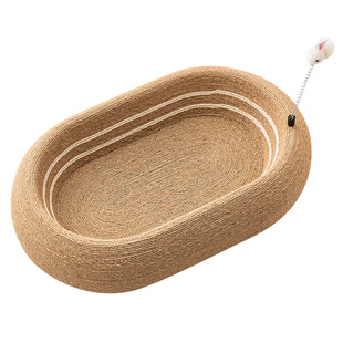 剑麻猫抓板窝耐磨不掉屑耐抓猫窝四季通用超大号麻绳猫爪板猫咪盆