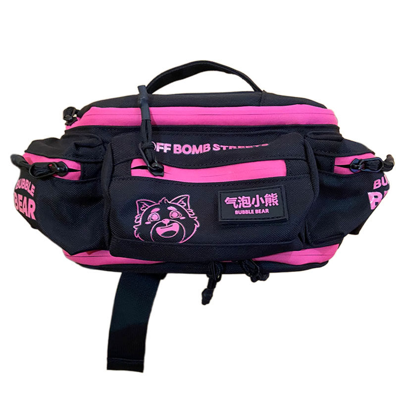 【BUBBLEBEAR气泡小熊】禁止炸街摩托车骑行腰包男女通勤机车装备