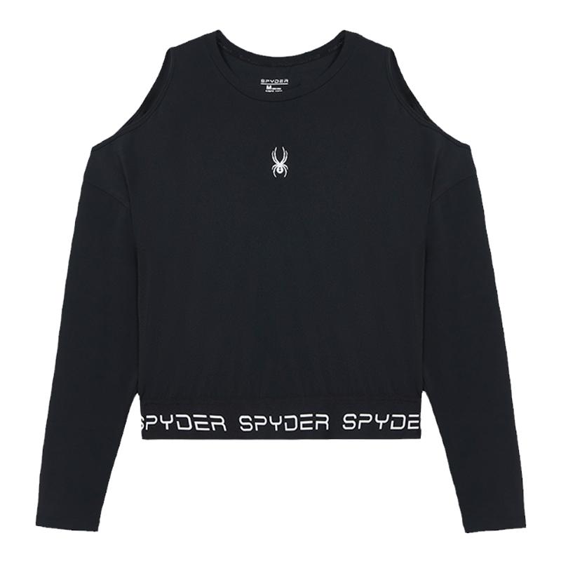 SPYDER蜘蛛女子圆领套头露肩抽绳356 STYLE T恤23CS426W