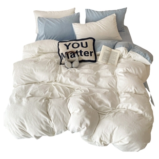 2025新款牛奶绒床上四件套冬季加厚珊瑚法兰绒床品被套床单三件套