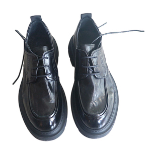 胎摔牛皮！轻薄透气！简约4厘米舒适软底休闲皮鞋德比鞋正装男鞋