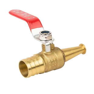 高压水枪铜水枪喷头4分6分1寸水管软管直插水枪喷嘴头家用洗车