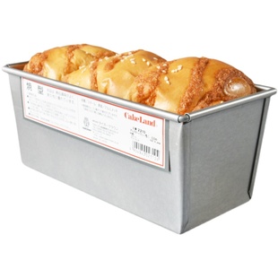日本进口cakeland钢制面包吐司模具家用带盖长方形土司盒烘焙模具