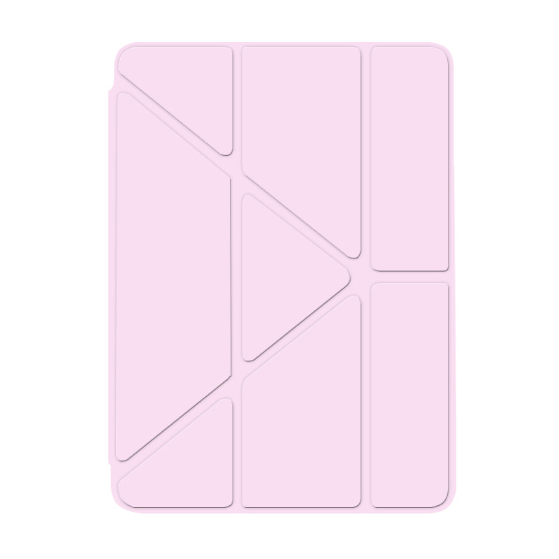 适用苹果ipad11保护壳不带笔槽Y型三折2026款ipadair8保护套7透明6亚克力防弯第9代10平板2025pro全包轻薄无5