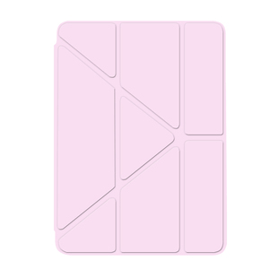 适用苹果ipad11保护壳不带笔槽Y型三折2025新款ipadair7保护套6透明亚克力防弯第9代10平板2024pro全包轻薄无