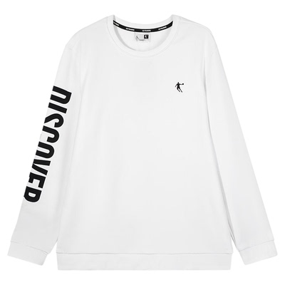 乔丹加绒卫衣男圆领宽松运动上衣