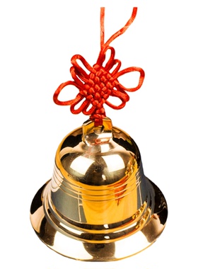 黄铜铃铛挂件居家门中式铜钟挂饰