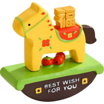 马年吉祥物公仔盲盒摆件