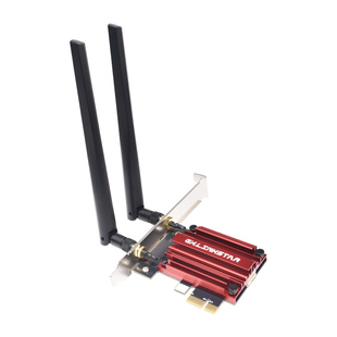 gxlinkstar MT7927 MT7925 MT7902无线网卡PCIE台式机WiFi7千兆5G三频蓝牙5.4内置无线WiFi接收器兼容AMD平台