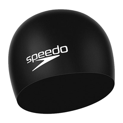 speedo速比涛儿童硅胶泳帽男女童青少年纯色防水护耳不勒头游泳帽