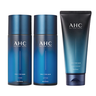 AHC 男士专用焕活水乳洁套装控油清洁补水保湿护肤官方旗舰店正品