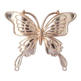 非遗螺钿蝴蝶胸针diy材料手工发簪 底胚胸花配饰品母亲节活动礼物