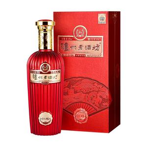 泸州老窖泸州老酒坊 红耀酒500ml*2瓶 双支装浓香型白酒喜宴用酒
