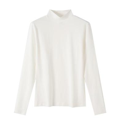 女士中领气质薄款百搭内穿棉毛衫