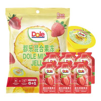 dole都乐混合果冻草莓菠萝果冻