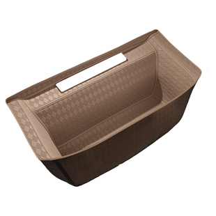 适用理想i6后备箱垫尾箱下沉皮革防护储物盒汽车内饰收纳配件用品