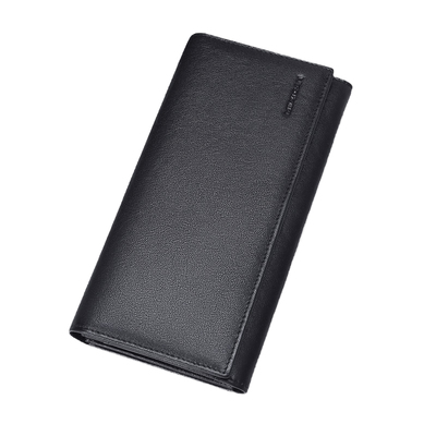 稻草人牛皮男士休闲商务