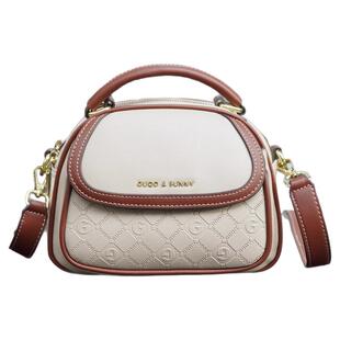 小金包香港古乔抖音爆款新款简约百搭燕麦白色手提斜挎女包气质