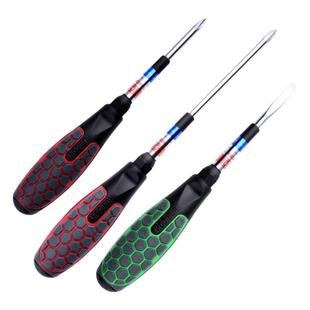 日本罗宾汉加硬螺丝批防滑柄螺丝刀十字—字进口磁性改锥起子批头