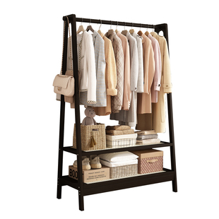 落地挂衣架2025新款高级感卧室衣帽架非实木衣服堆放架挂包置物架