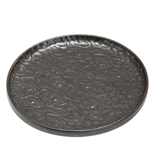 新中式点心盘家用甜品小吃碟陶瓷果盘托盘酒店水果盘茶店茶点盘