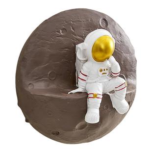 创意宇航员墙面遮丑装饰卧室床头儿童房幼儿园墙洞遮挡装饰品挂墙