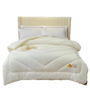 长相知家纺家居生姜暖绒聚热冬被加厚被子加宽双人被芯冬季新款