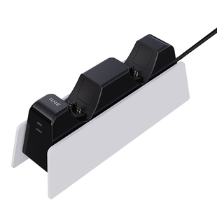 良值原装 PS5手柄充电器 双座充 充电底座支架 智能快充 周边配件