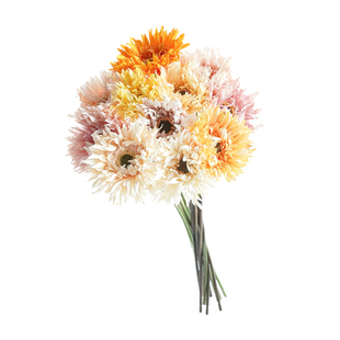 高档插花非洲菊仿真花波斯菊雏菊室内摆设客厅装饰花艺摆设单枝