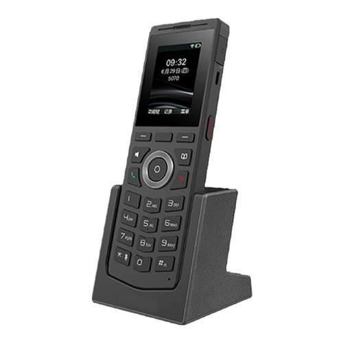 方位W610W便携式无绳WiFi电话机SIP协议配合IPPBX无线移动分机PTT漫游震动可拆卸电池适用于华为UC电信手持机