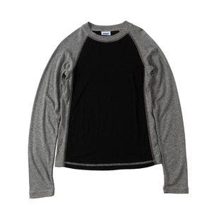 LEOOHOOLE | 哦哦乐 恒温四季可机洗美利奴天丝羊毛撞色T恤打底衫