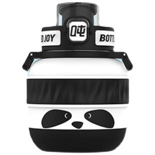 bottledjoy熊猫吨吨吸管杯高颜值女生便携外带不锈钢大肚保温水杯