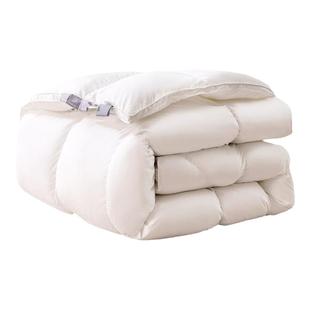 梦洁羽绒被子95白鹅绒被芯春秋被抗菌高蓬松冬被加厚保暖结婚礼物