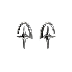 WEALTHYBOO降凛耳钉轻奢女气质大气小众设计感冷淡风高级s925银针