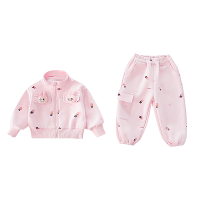 超好看女童秋装套装小童洋气时髦