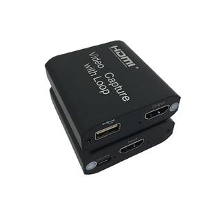 4kusb转hdmi电脑外置高清视频采集卡盒入免驱环出直播推流游戏ps4