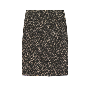 SILAVIE“漾迹”碎花高腰直筒半身裙/长款鱼尾裙女2026新款春季