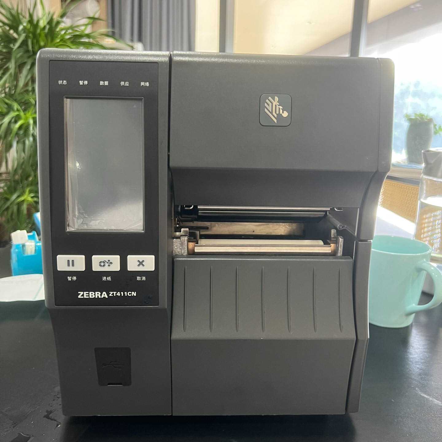 斑马打印机ZT411-300dpi，，只打印了几千米&mdash;议价