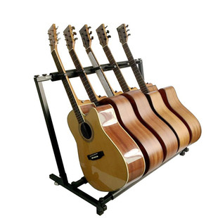 多把吉他陈列支架三头五头可折叠琴架七位吉他九位展示架 A型架子