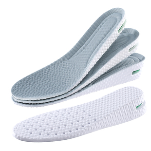 增高鞋垫女新款男透气吸汗运动气垫减震舒适爆米花隐形内增高男
