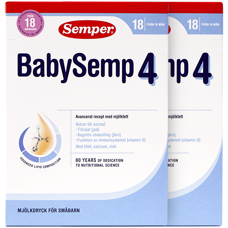 25年2月-semper森宝奶粉4段MFGM婴儿奶粉盒装18月以上800g*2
