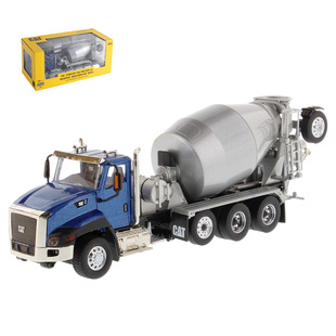 卡特彼勒CAT CT660 混凝土搅拌车合金仿真模型男工程运输车水泥车