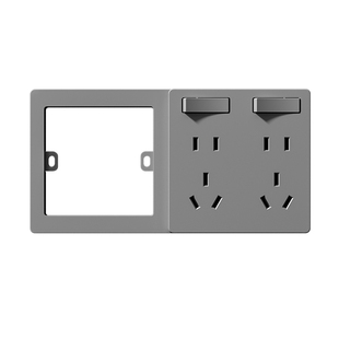 家用86型左右扩展插座原位替换开关面板厨房专用多功能拓展插排插